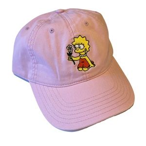 The Simpsons Pink Lisa Adjustable Ball Cap Hat